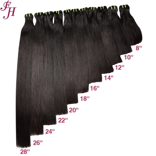 double drawn human hair weft bundle bone straight vietnamese hair