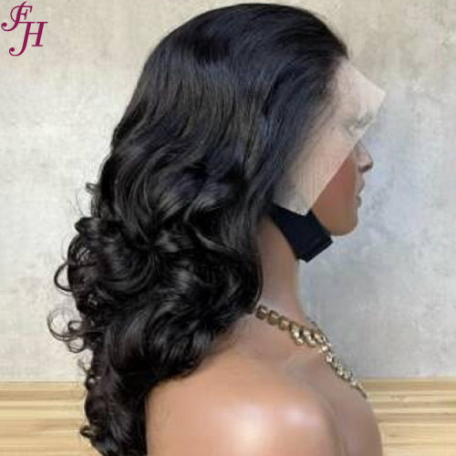 FH 13x4  frontal lace wig loose bouncy curl human hair wigs