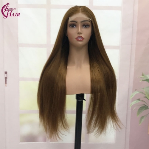 Double Drawn 4x4  Lace Front Wig 99J Burgundy  Raw Human Hair Wigs Long Vietnamese Hair