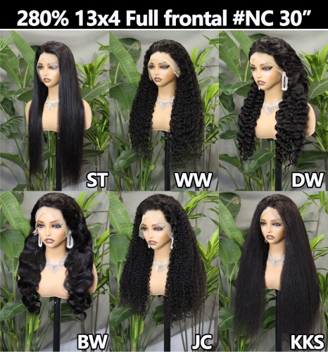FH 16"-30" cheap price 13x4 transparent lace frontal human hair wig with detachable elastic band
