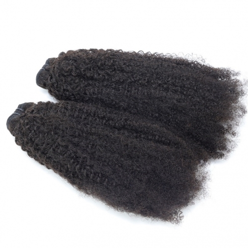 FH Afro Kinky Curly 4C Human Hair Bundles Weave 100g/pcs