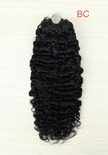 100g/pack miracle knot feather crochet hair extensions