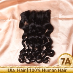 Ula Hair 13A Brazilian Virgin Hair Lace Closure More Wave Closure Brazilian Human Hair More Wave Lace Closure Retail