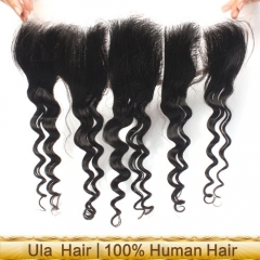 Ula Hair Lace Frontal Closure 13x4 Loose Curly Human Hair Lace Frontal Closure Virgin Hair