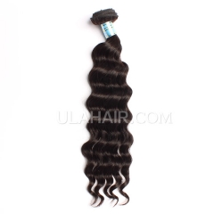 Ula Hair 13A 100% Unprocessed Peruvian Hair 1pc More Wave Human Hair Peruvian Wavy Hair