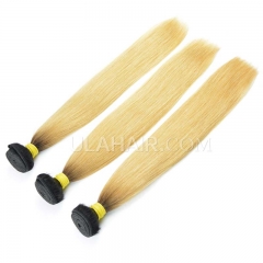 Ula Hair 13A 3 bundle deal T1B/#613 Russian Straight  blonde hair extension ULH18