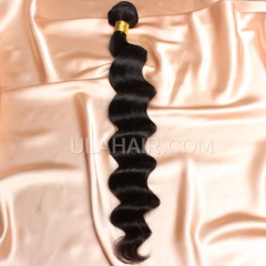 【14A 1PCS】 1pc Grade Brazilian Virgin Wavy Hair 14A 1pc Grade Brazilian Virgin Hair Wavy Human Hair Extensions Wavy Virgin Hair