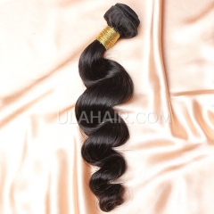 【14A 1PCS】 1pc Grade Brazilian Loose Wave Virgin Hair 14A 1pc Grade Brazilian Virgin Hair Human Hair Extensions Wavy Virgin Hair