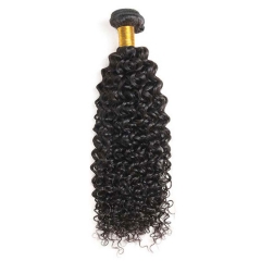 【13A 1PCS】  Malaysian Hair Bundles Deep Curly Peruvian Human Hair Virgin Hair Natural Black Color Hair Bundles