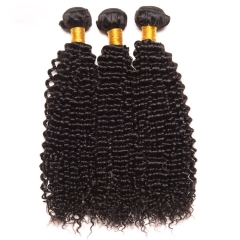 【13A 3PCS】Deep Wave Bundles Brazilian Hair Weave Bundles 100% Human Hair Bundles Virgin Hair Bundles Natural Color