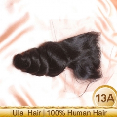 Ula Hair 13A High Quality Loose Wave Lace Closure Brazilian Human Hair Unprocessed Loose Wave Closure