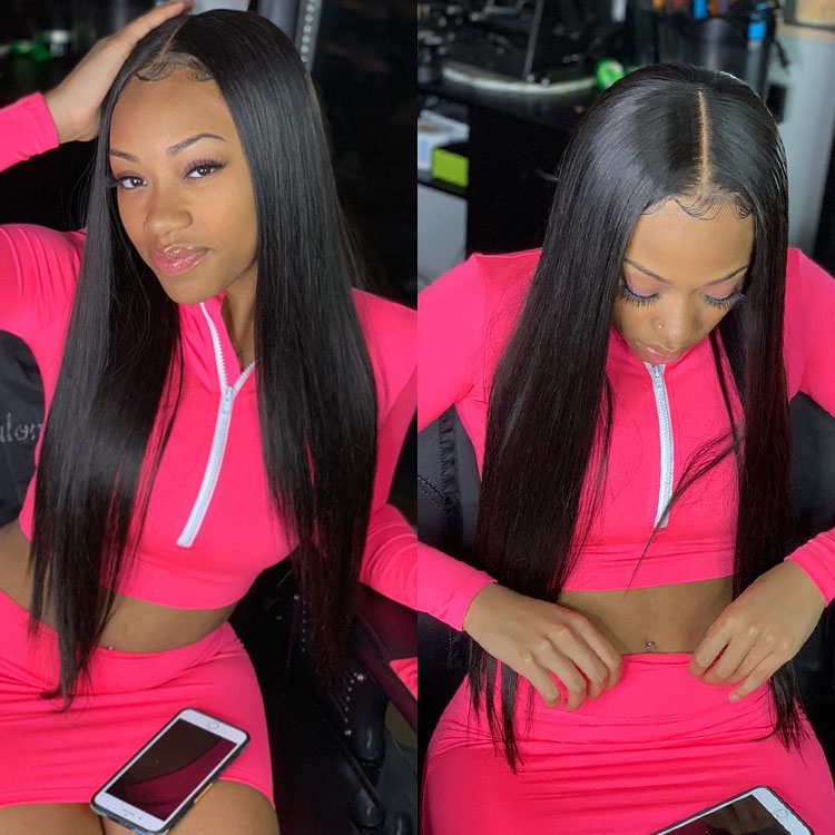 Ula Hair 13A Lace Front Wigs 150 Density Straight Virgin Hair Lace