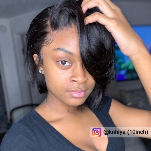 sew in frontal bob