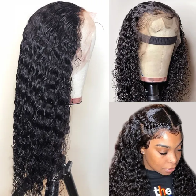 human hair lace front wig