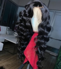 【New stock】13A Lace Front Wigs 180% Density Loose Wave Ocean Wave Virgin Hair 13x4 Lace Frontal Human Hair Hand-tied Lace Wigs ULW041