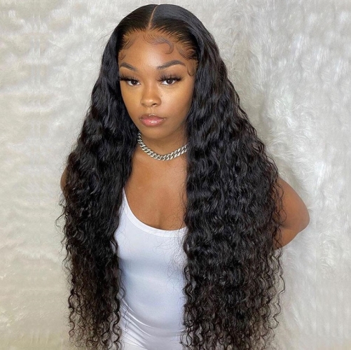 Ulahair Lace Front Wigs Water Wave 13x4 Lace Wigs 180% Density