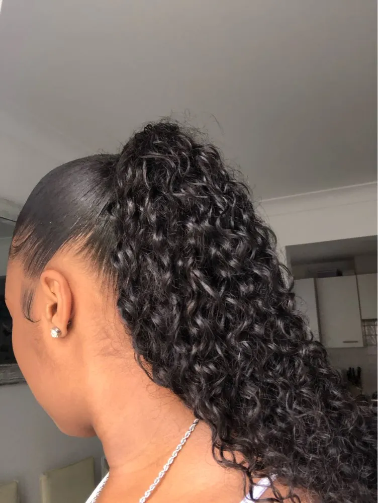 ulahair review wrap-around ponytail