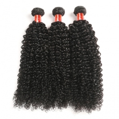 【12A 3PCS】Peruvian Kinky Curly 3 bundles Virgin Human Hair 3 Bundles