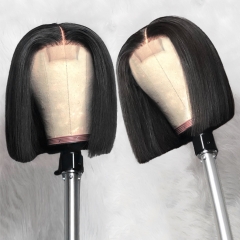 【Best Choice for Middle Part】13A 2x6 Straight Bob Wigs 250% Density Vietnamese Transparent /HD Lace Closure Affordable Price Wigs ULW350