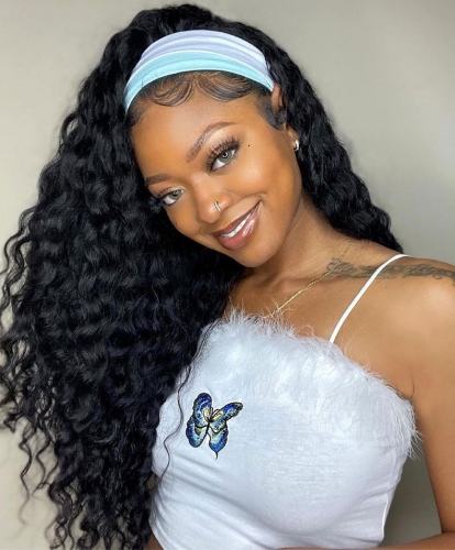 Ulahair Headband Wigs For Black Women