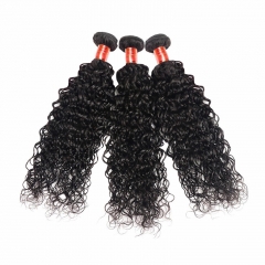 【12A 4PCS】Brazilian Water Wave Hair Bundles Curly Virgin Human Hair No Shedding No Tangle