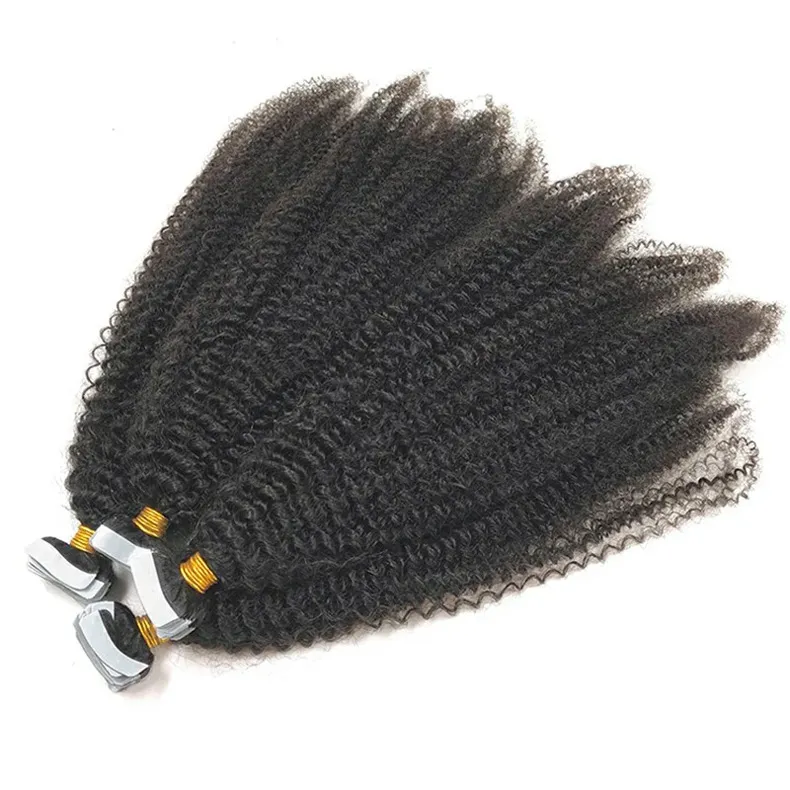 kinky curly tape-in extensions