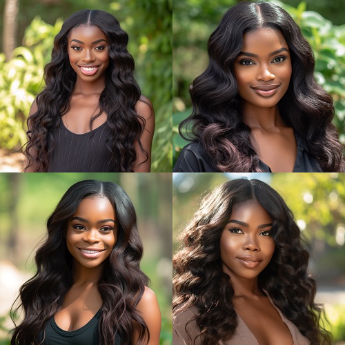 human hair wigs for black women