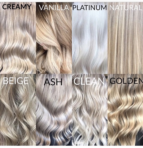blonde hair shade collection 