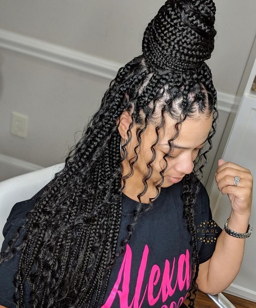 How to Do Half-Up Half-Down Braids