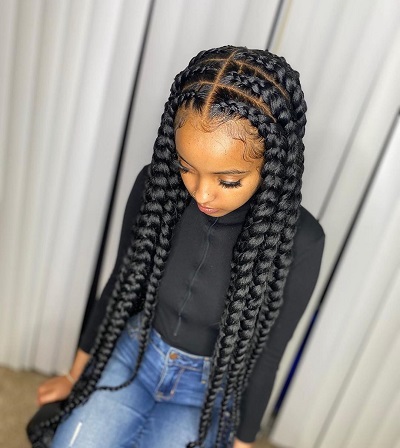 Small pop on sale smoke braids