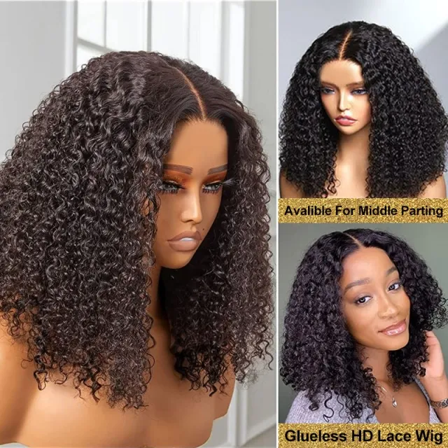 curly glueless wig