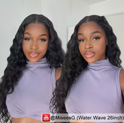 ulahair 13A human hair lace wigs 2*6 lace closure wigs 250% Density