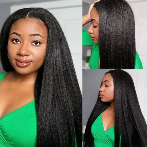 ulahair 13A human hair lace wigs 2*6 lace closure wigs 250% Density