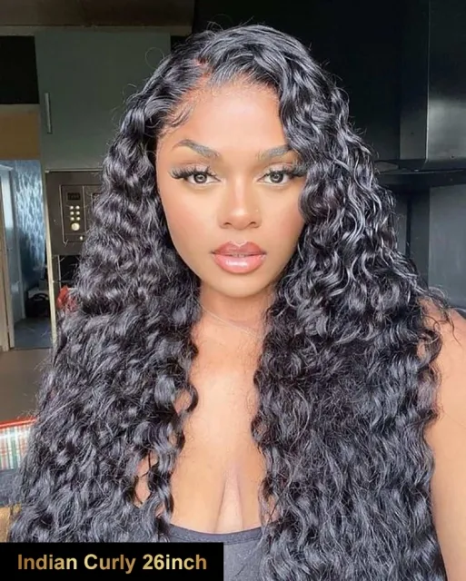 13x4 Indian Curly Glueless Wig