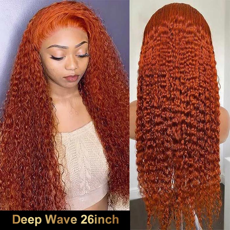 ginger deep wave hair