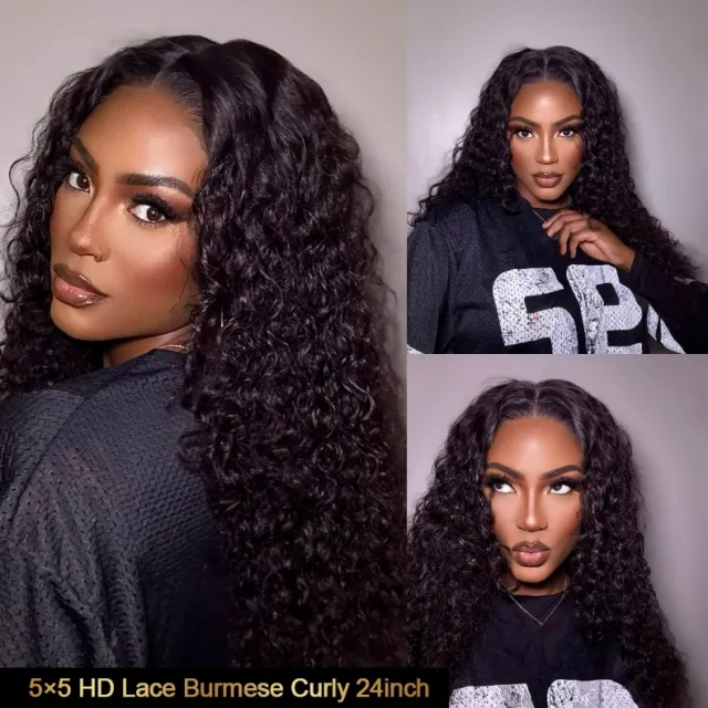 burmese curly wig