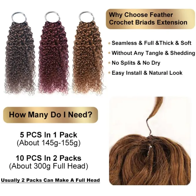 colored pixie curly crochet hair