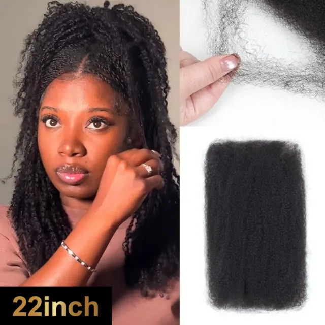 afro kinky human hair bulk for locs