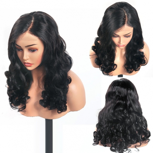 Perruque Bouclée Noire Longue Pour Femmes - Référence 1b Adelaide - Synthétique - Neuve