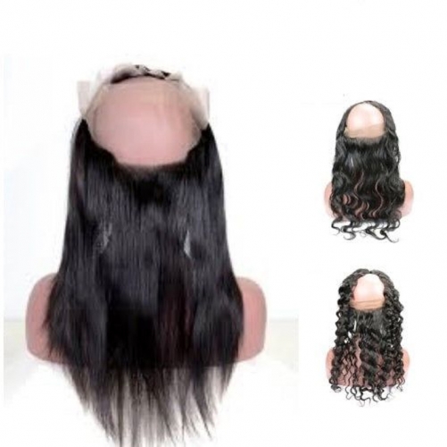 【6 Texture】360 Brown Lace Frontal Closure Natural 1B# Color Ula Hair ULC360