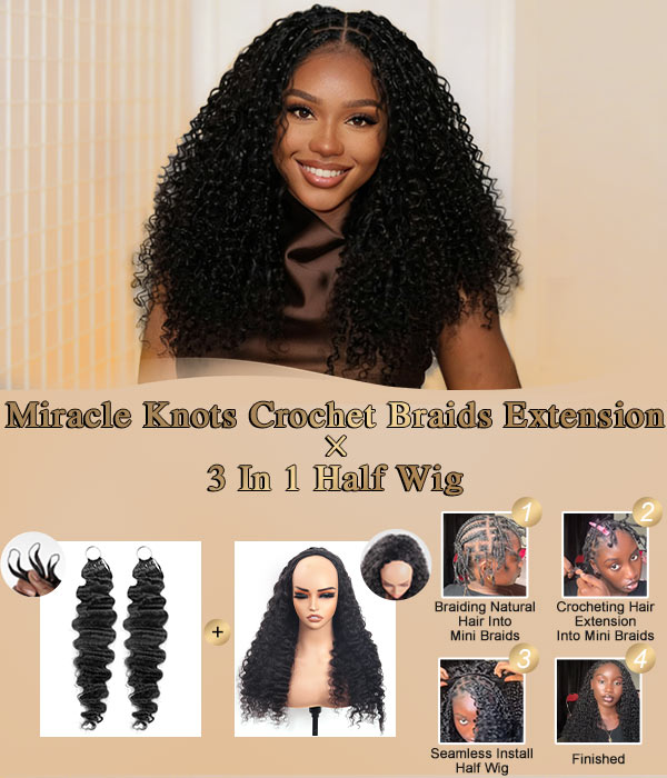 Feather Crochet Braids Extension