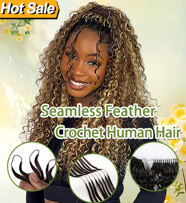 Seamless Feather Crochet Hair Extension