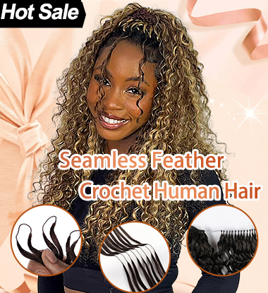 Seamless Feather Crochet Hair Extension