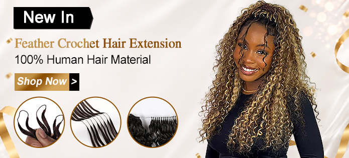 Invisible Feather Crochet Hair Extension