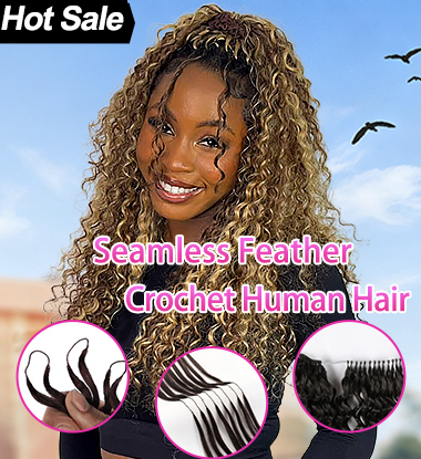 Seamless Feather Crochet Hair Extension