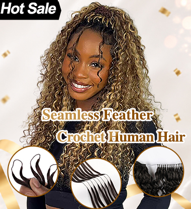 Seamless Feather Crochet Hair Extension