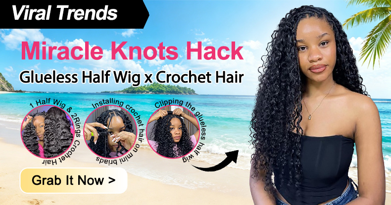 3 IN 1 Half Wig