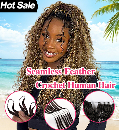 Seamless Feather Crochet Hair Extension