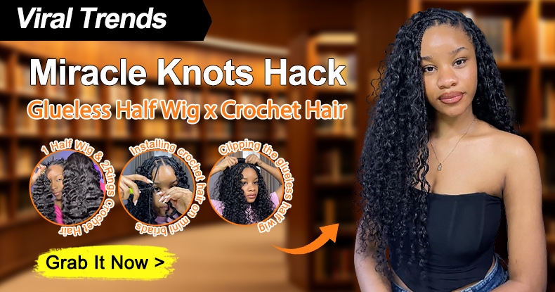 3 IN 1 Half Wig