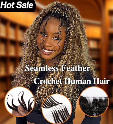 Seamless Feather Crochet Hair Extension